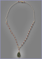 Garnet and Labradorite Necklace